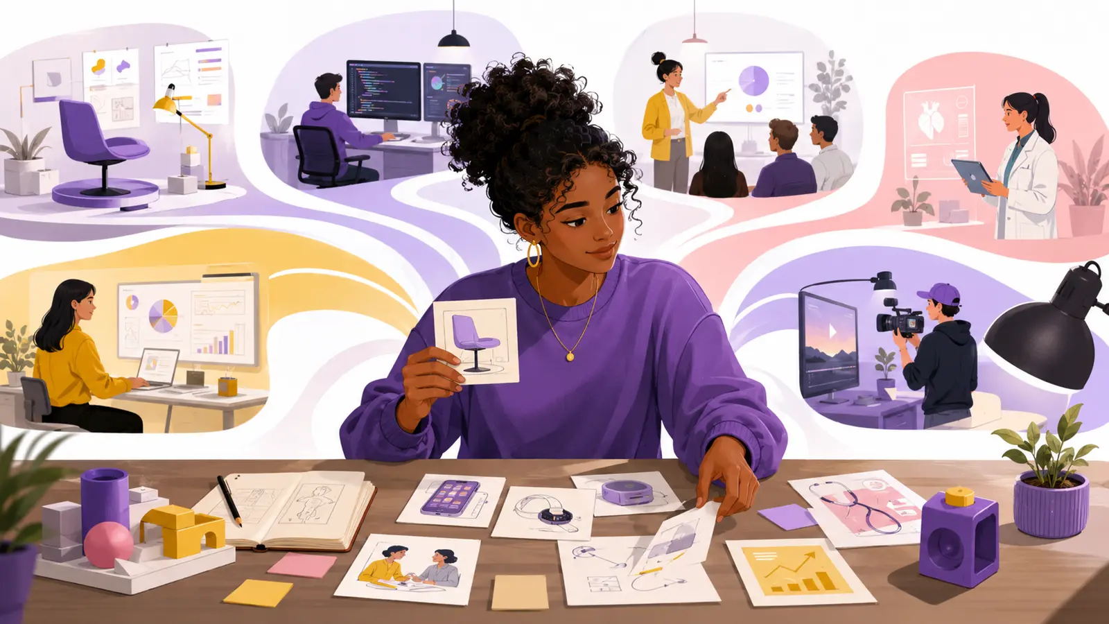 How to use creative strengths in career choice across different industries