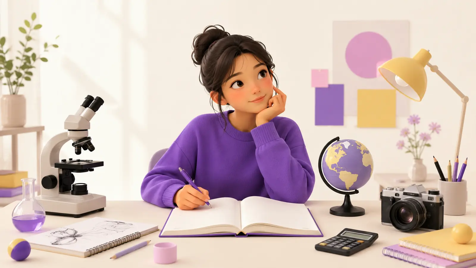 Student considering how to choose a major with too many interests