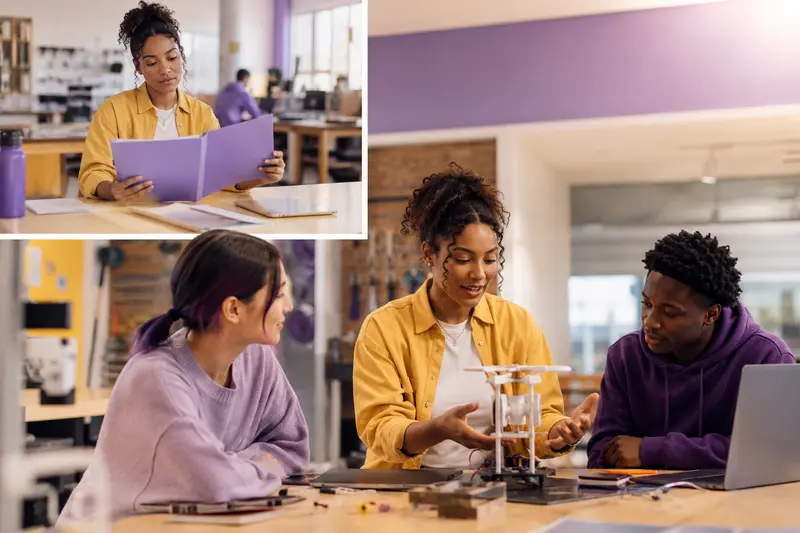 Student testing career fit through a collaborative university makerspace project